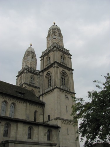 Das Grossmünster in Zürich