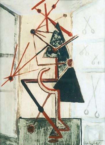 Bohumír Matal - Postava (k básni Josefa Kainara Stříhali dohola malého chlapečka), 1946