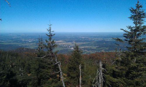 Pohled z Ptačích kup Pohled z Ptačích kup