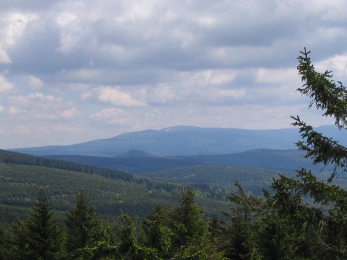 Bukovec a Vysoké Kolo ze Sněžných věžiček