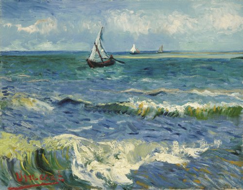 Fischerboote bei Saintes-Maries-de-la-Mer, Mai 1888 (Van Gogh Museum Amsterdam)