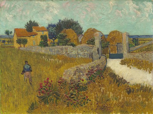 Bauernhaus in der Provence, Juni 1888 (National Gallery of Art Washington)