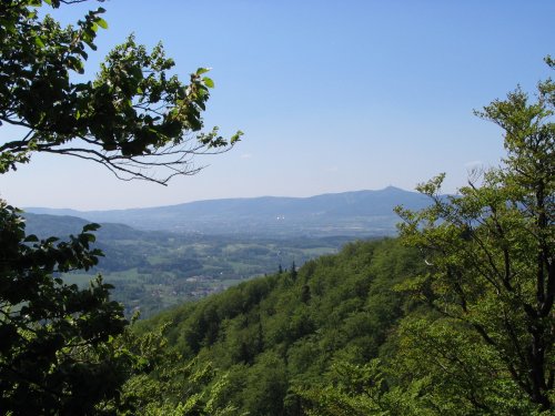pohled na Liberec ze Špičáku